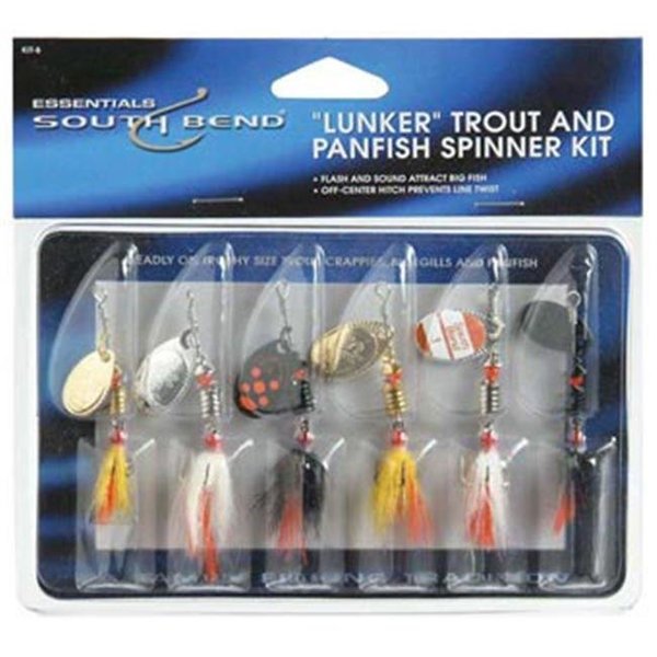 South Bend Clutch Trout and Pan Fish Spinners; Pack 6 530217